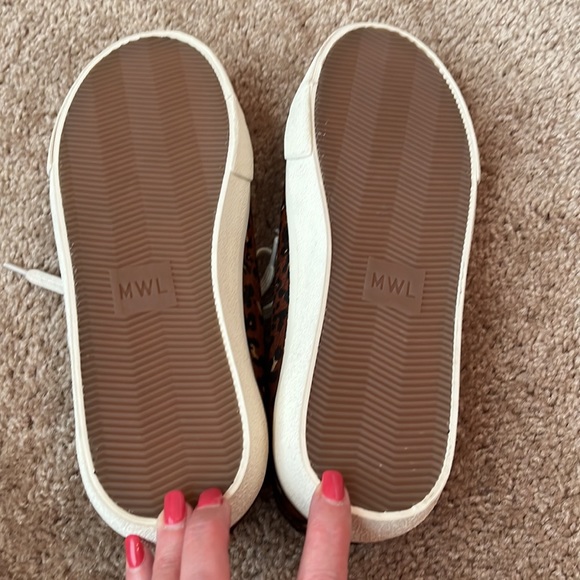 Madewell Sidewalk Calf Hair Low Top Sneakers W7.5 M6 - Picture 8 of 8